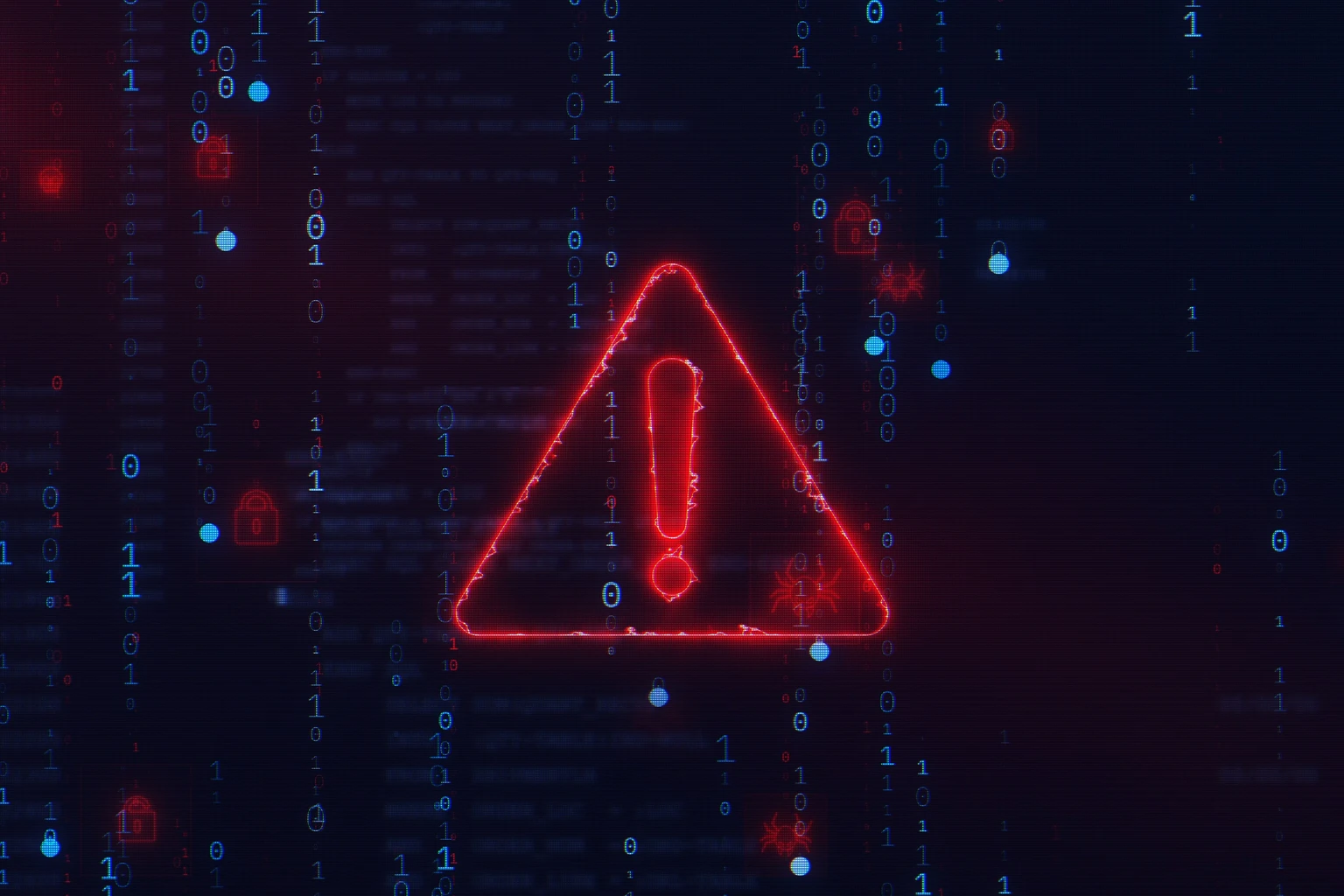 Warning message, Computer notification on screen