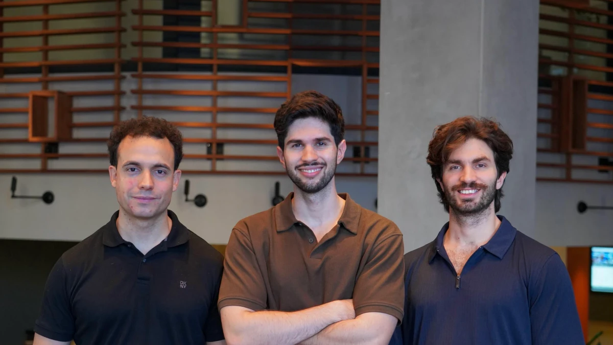 Flai co-founders Juan Alzugaray, Ari Polakof, and Alen Polakof