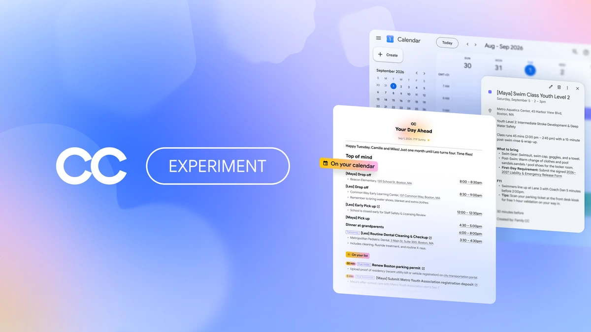 Google’s CC Turns the Household Into an AI Agent Use Case