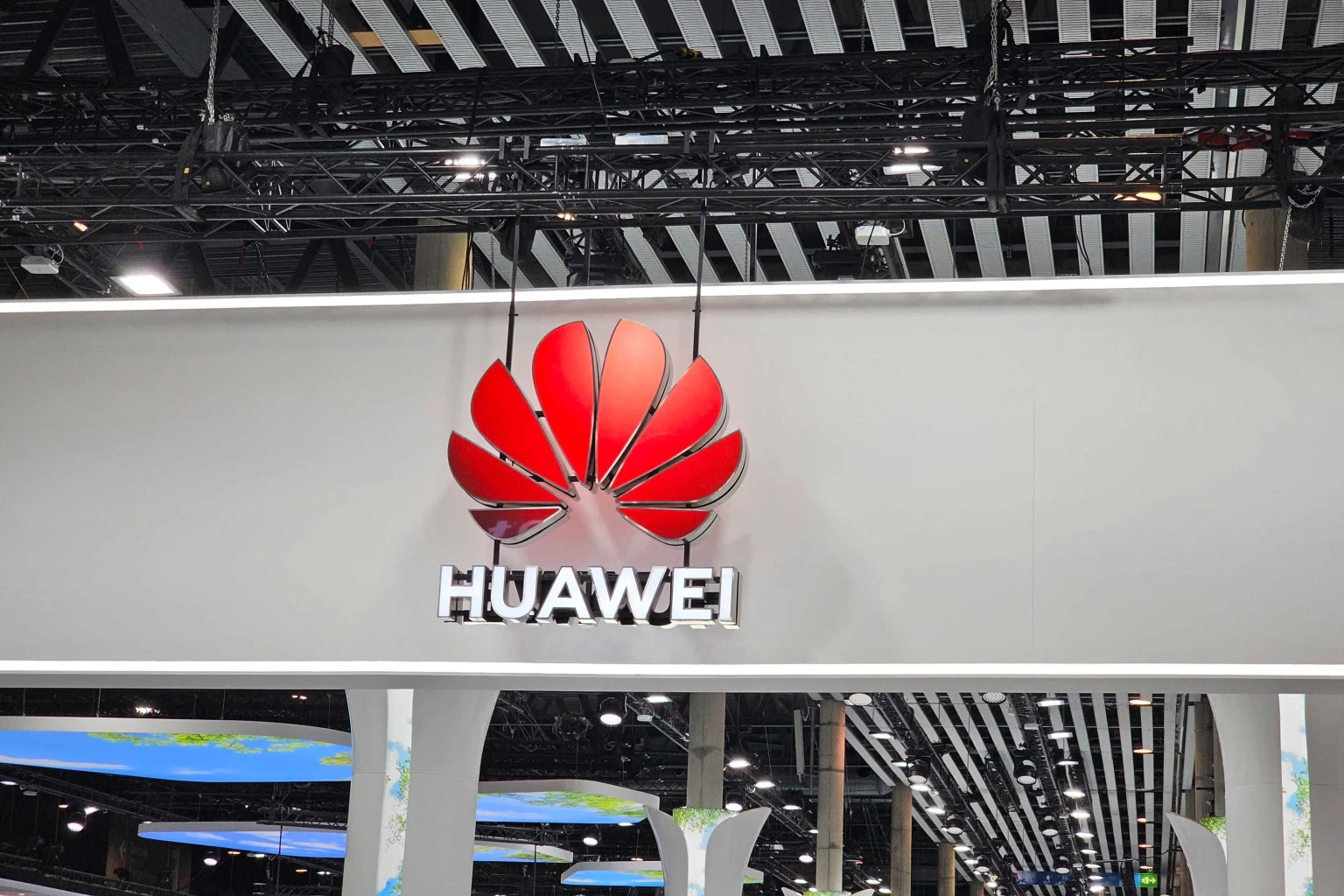 Huawei Sign at MWC 2023