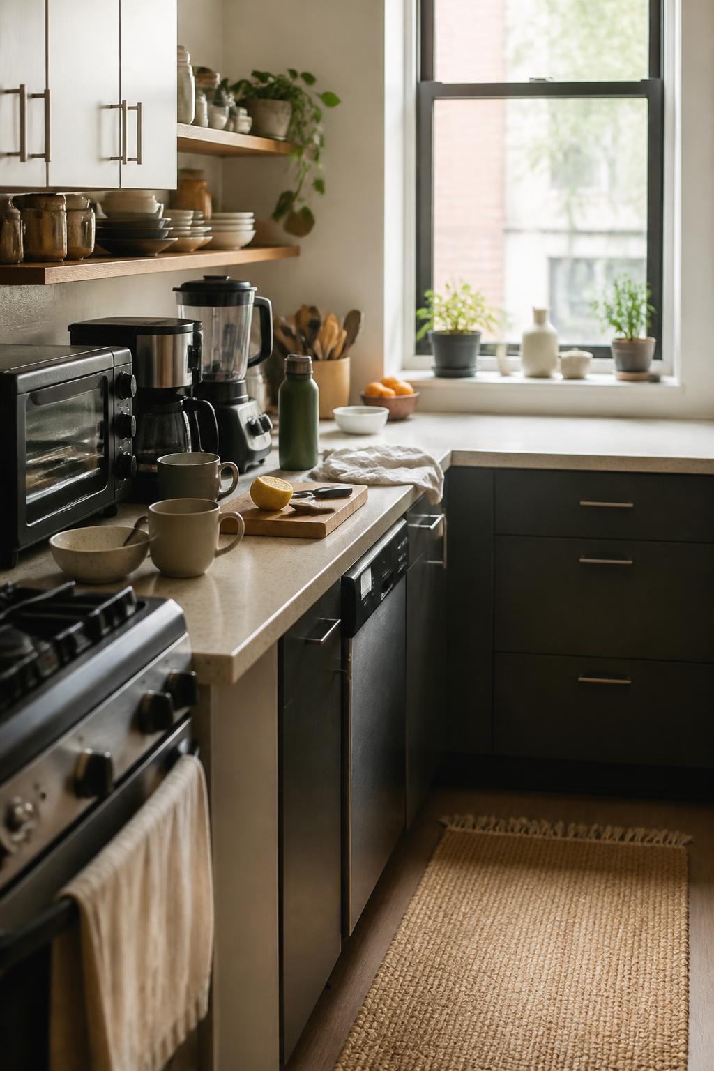 Small kitchen countertop
