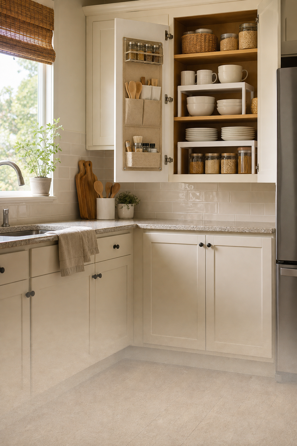 6 Cabinet Storage Tricks for Small Kitchens