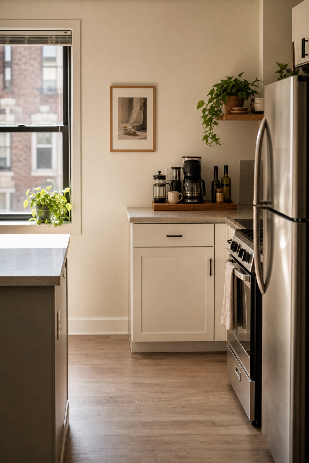5 Countertop Zones That Make a Small Kitchen Feel Calmer